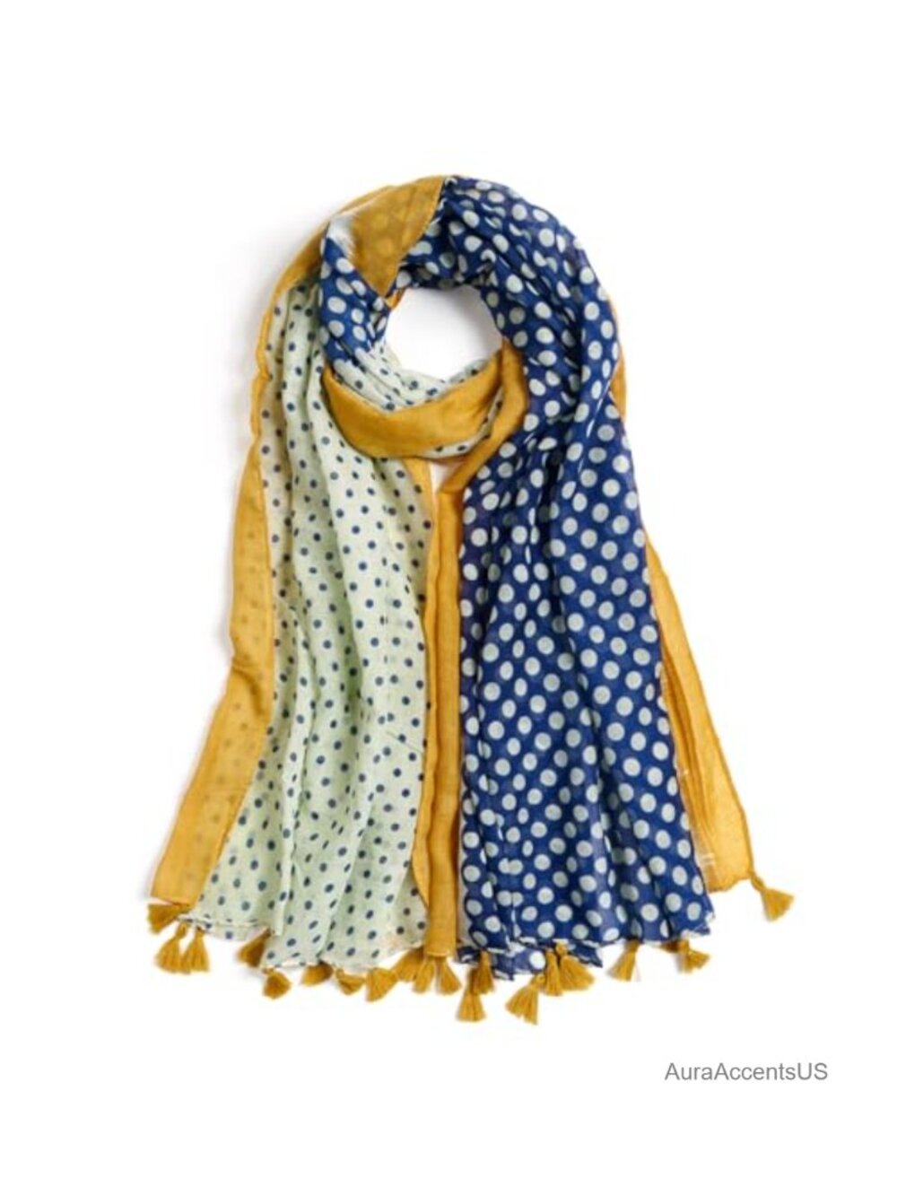 Lightweight Voile Scarf for Women, Floral Print Shawl Wrap with Fringe,